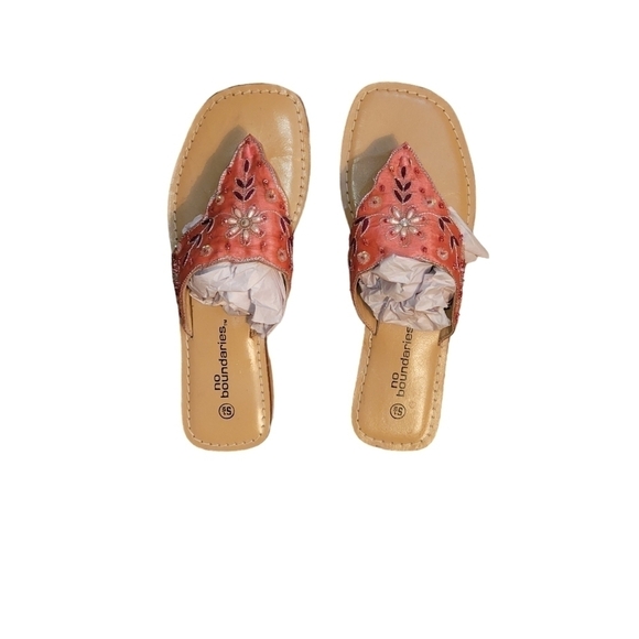 No Boundaries Sandals Pink 5.5 - Picture 1 of 2